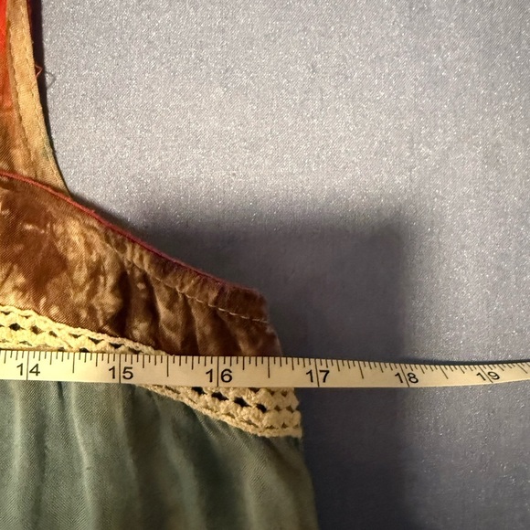 Entro Blue and Red Tiered Tank Top - Picture 7 of 8